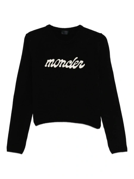 Pulover tricotat Moncler negru