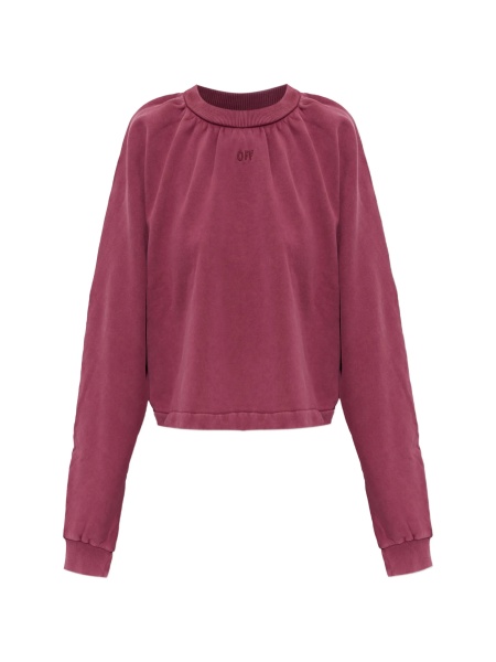 Pulover tricotat Off-White rosu