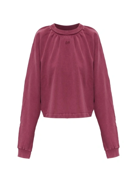 Pulover tricotat Off-White rosu