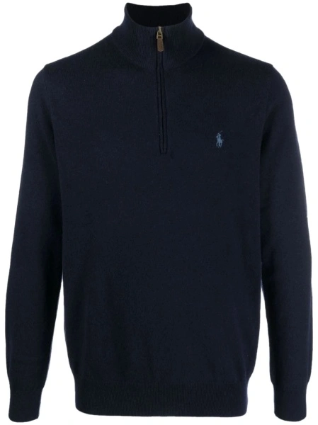 Pulover tricotat Ralph Lauren albastru
