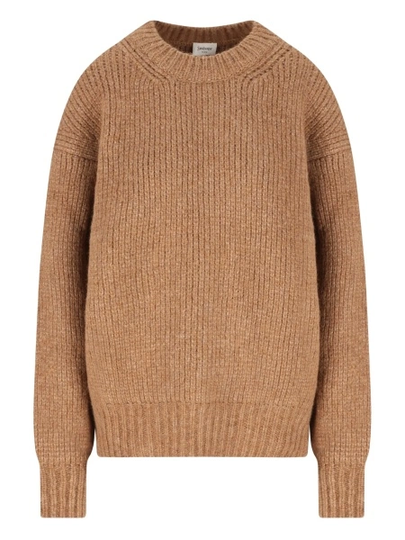 Pulover tricotat Saint Laurent maro