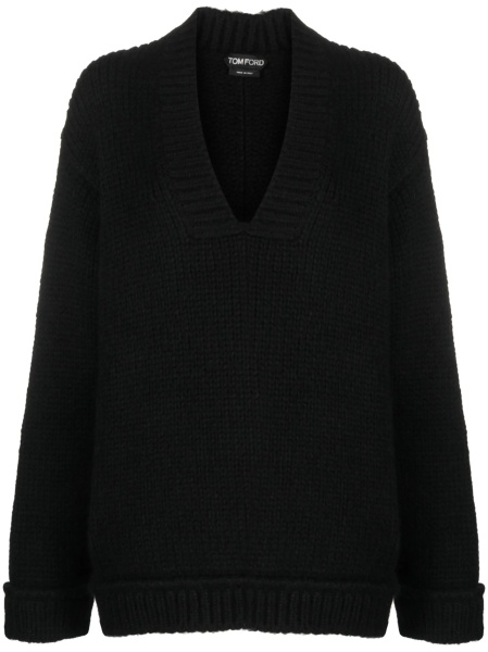 Pulover tricotat Tom Ford negru