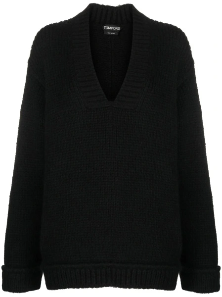 Pulover tricotat Tom Ford negru
