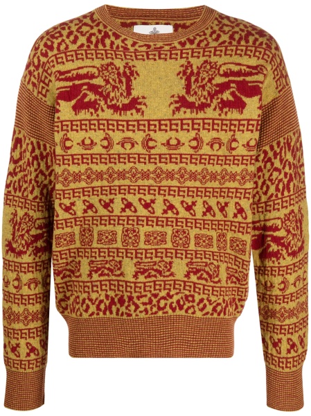 Pulover tricotat Vivienne Westwood rosu