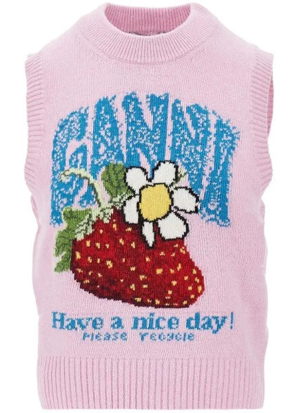 Pulover Wool-blend knitted top