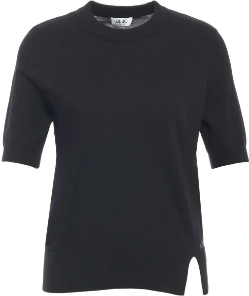 Pulovere Knit top with side slit