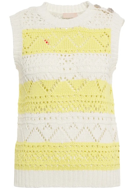 Pulovere Open knit vest