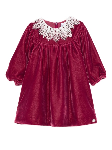 Rochie de eveniment Tartine et Chocolat rosie din polyester si bumbac