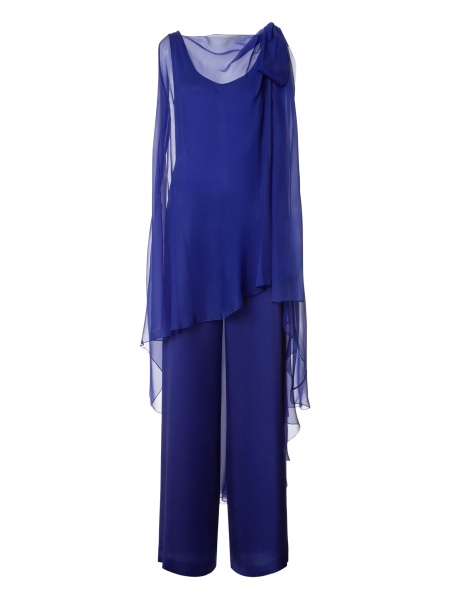 Rochie de ocazie Alberta Ferretti albastra