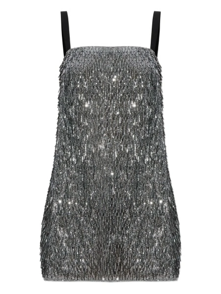 Rochie de ocazie Dolce & Gabbana gri din polyester