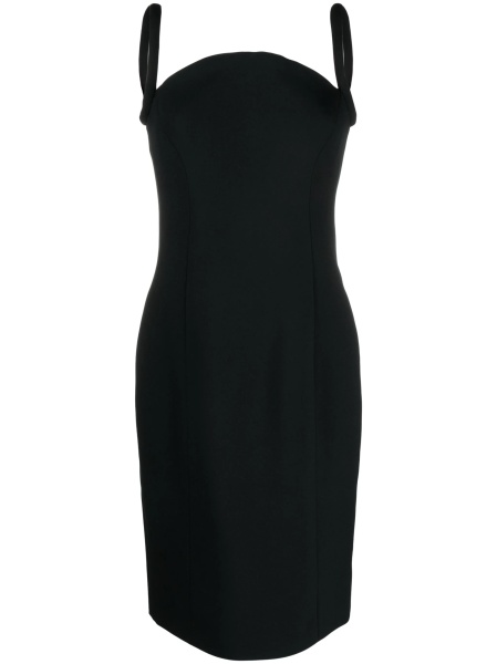 Rochie de ocazie Versace neagra din acetat si vascoza