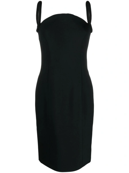 Rochie de ocazie Versace neagra din acetat si vascoza