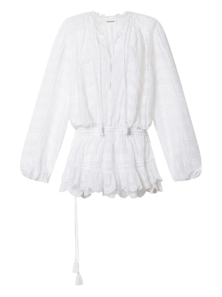 Rochie de zi ISABEL MARANT ETOILE alba