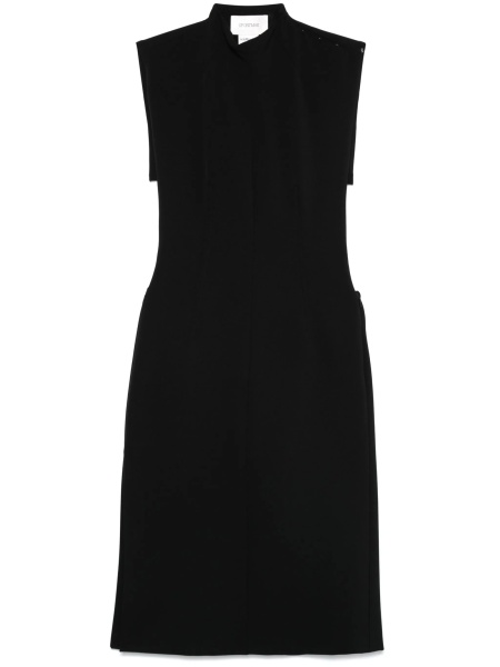 Rochie de zi SPORTMAX neagra din poliamida si spandex/elastan