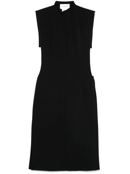 Rochie de zi SPORTMAX neagra din poliamida si spandex/elastan