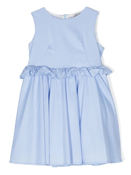 Rochie eleganta SIMONETTA albastra din elastan si poliamida
