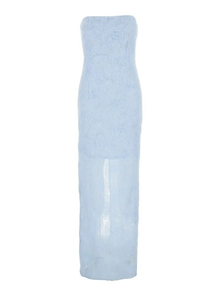 Rochie lunga ROTATE Birger Christensen albastra