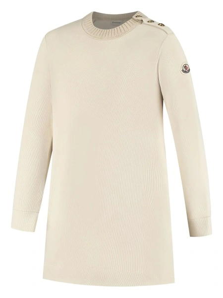 Rochie tricotata Moncler neutra
