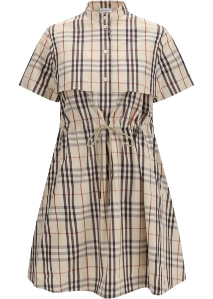 Rochii Cotton Check Dress