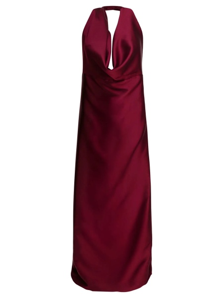 Rochii Flared dress with American neckline