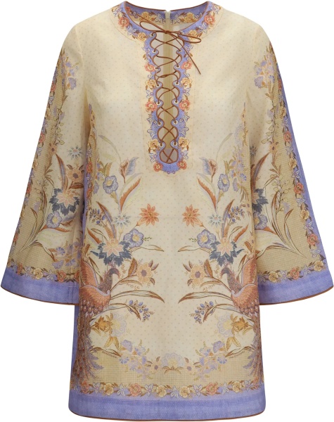 Rochii Indra floral tunic Dress