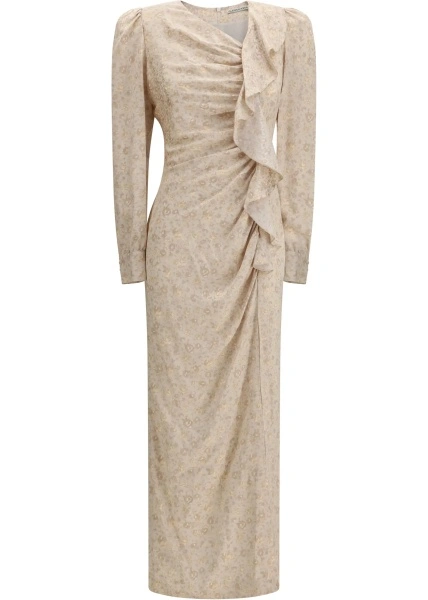 Rochii Jacquard draped Dress with flounces