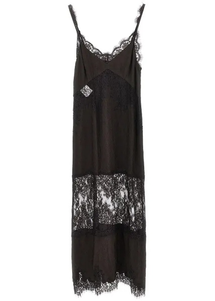 Rochii Jacquard fabric and lace slipdress