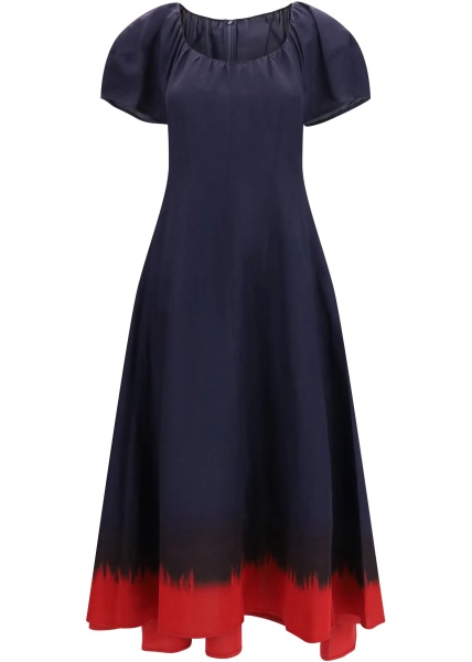 Rochii Midi Dress with balloon sleeves