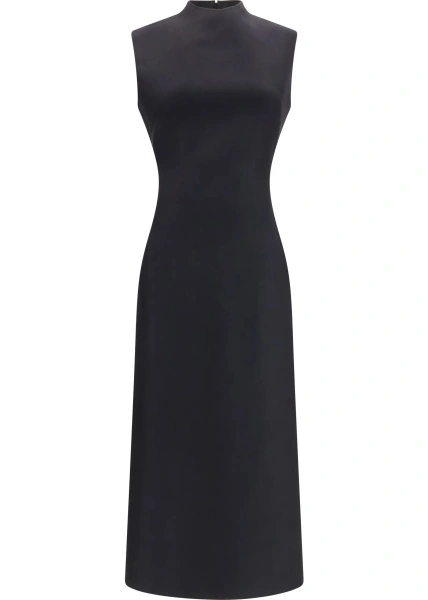 Rochii Sleeveless virgin wool midi Dress
