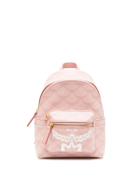 Rucsac MCM roz din material textil