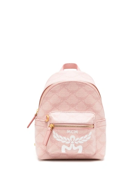 Rucsac MCM roz din material textil