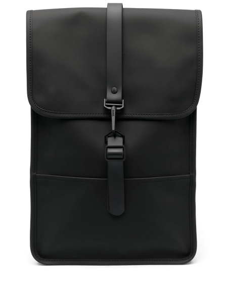 Rucsac Rains negru din polyester si poliuretan
