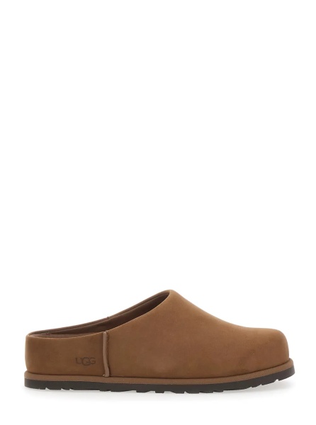 Saboti W OTZO CLOG Brown Leather Mule for Women