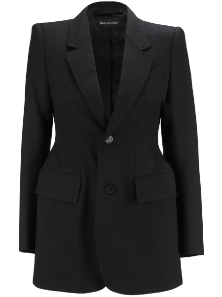 Sacou Balenciaga negru din lana