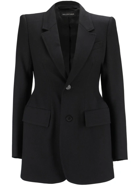 Sacou Balenciaga negru din lana