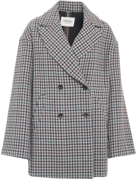 Sacou Blazer with check pattern