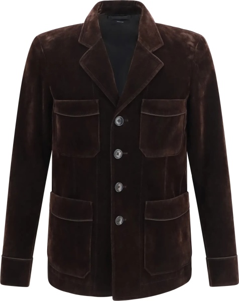 Sacou Cotton-blend Blazer