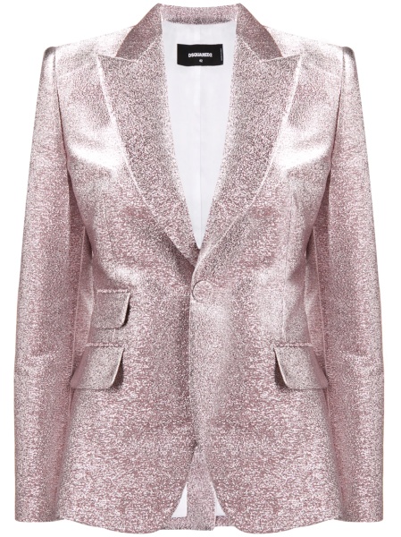 Sacou DSQUARED2 roz din polyester si matase