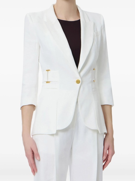 Sacou Elisabetta Franchi alb