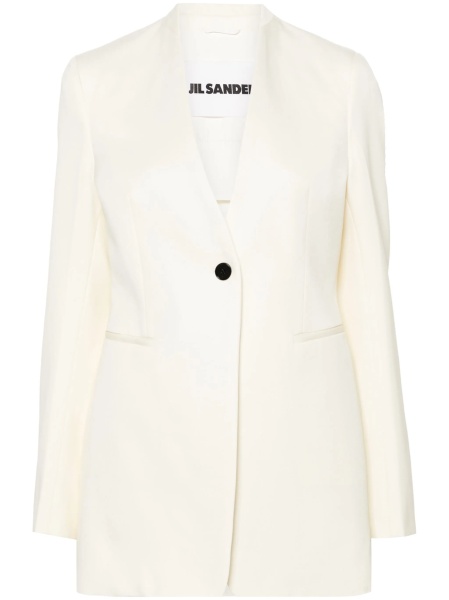 Sacou Jil Sander neutru din lana