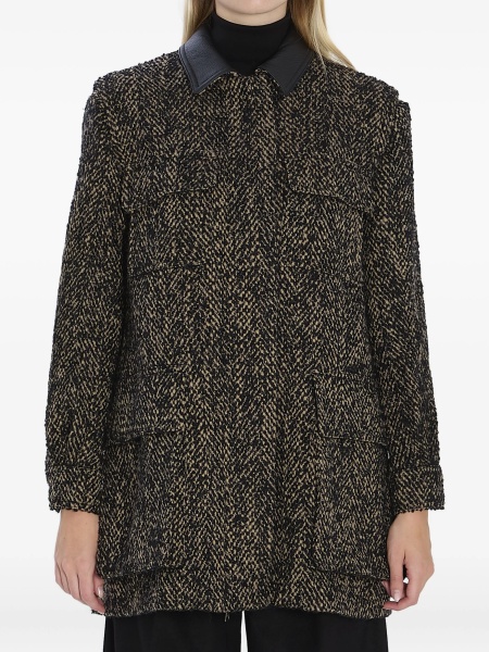 Sacou Max Mara maro din lana si polyester