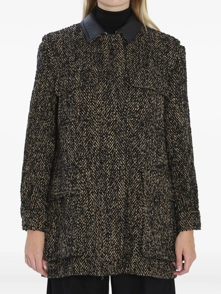 Sacou Max Mara maro din lana si polyester