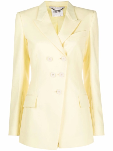 Sacou Stella McCartney galben din bumbac