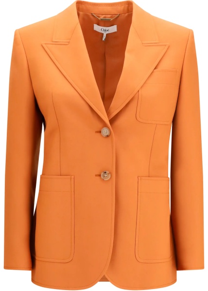 Sacou Straight-cut wool gabardine Blazer