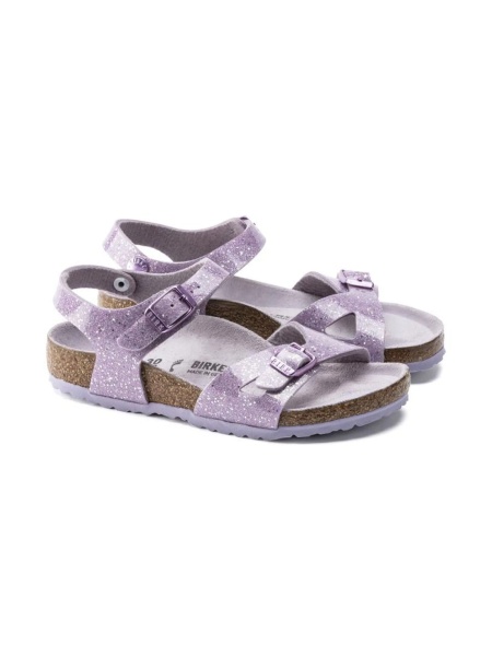 Sandale Birkenstock violet din plastic