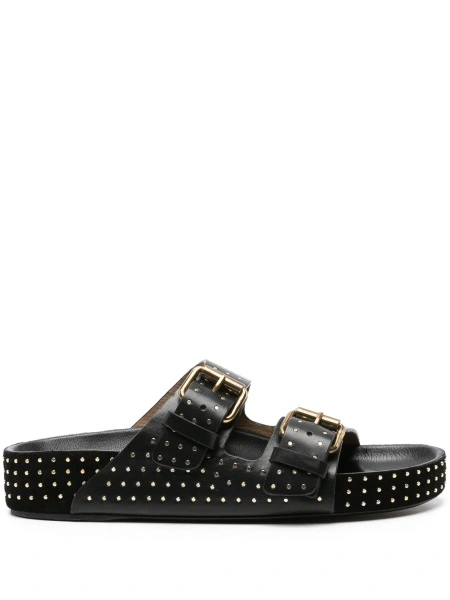 Sandale Isabel Marant negre din piele