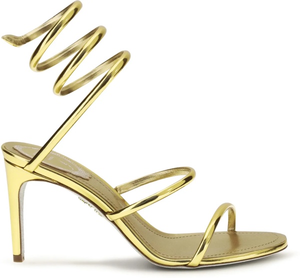 Sandale Metallic Cleo Sandals in leather