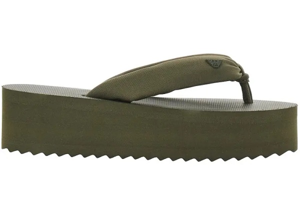 Sandale Rubber thong slides with Eagle logo