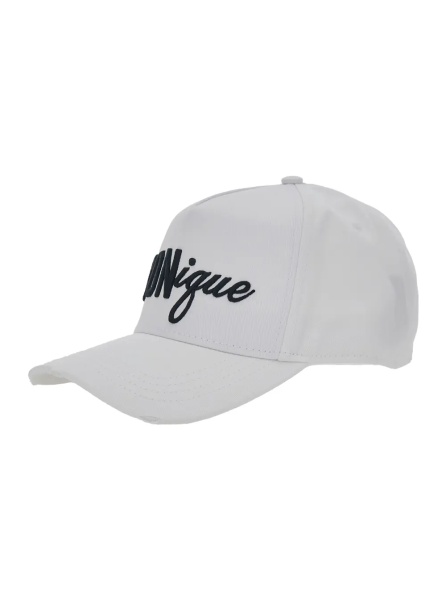 Sapca White Baseball Cap with Front Embroidery in Cotton Man