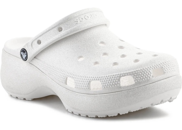 Slapi Classic Platform Glitter Clog W Chalk